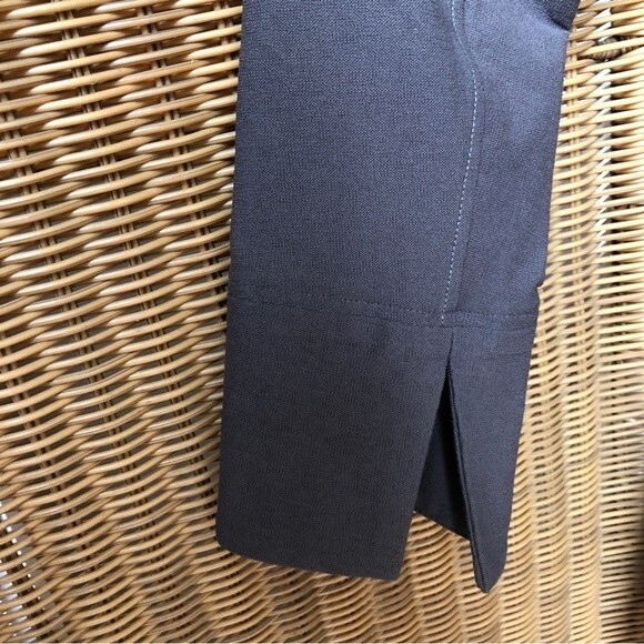 Eileen Fisher Blazer Womens Medium Petite Gray Jacket Open Front Viscose Blend - Picture 8 of 11